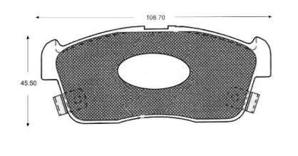 Pastilla freno Delantera