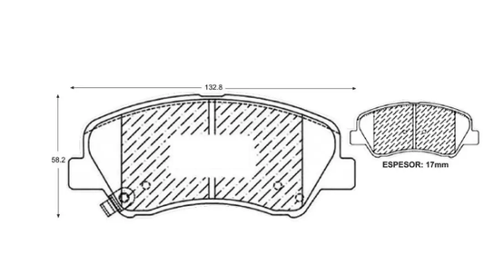 Pastilla Freno Delantera