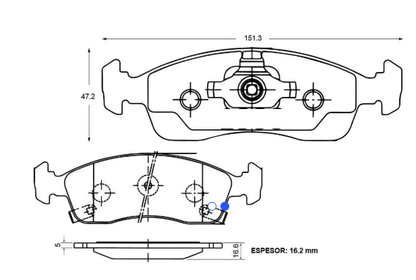 Pastilla Freno Delantera