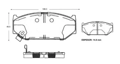 Pastilla Freno Delantera