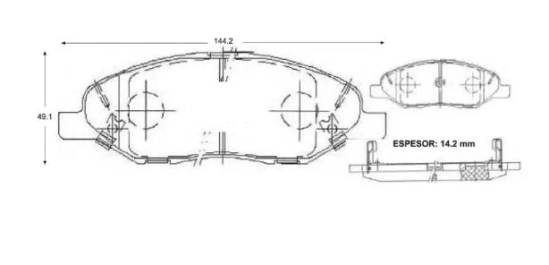Pastilla Freno Delantera